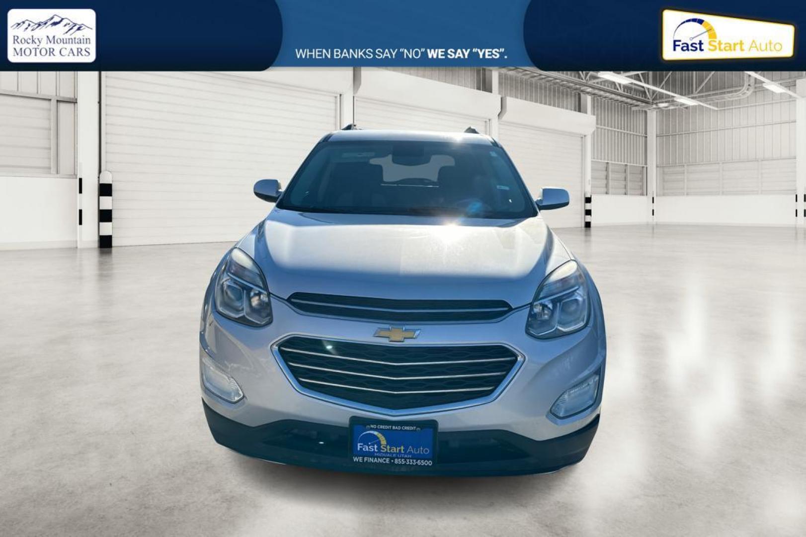 2016 Silver Chevrolet Equinox LT 2WD (2GNALCEKXG1) with an 2.4L L4 DOHC 16V FFV engine, 6A transmission, located at 7755 State Street, Midvale, UT, 84047, (801) 753-9063, 40.610329, -111.890656 - Photo#9