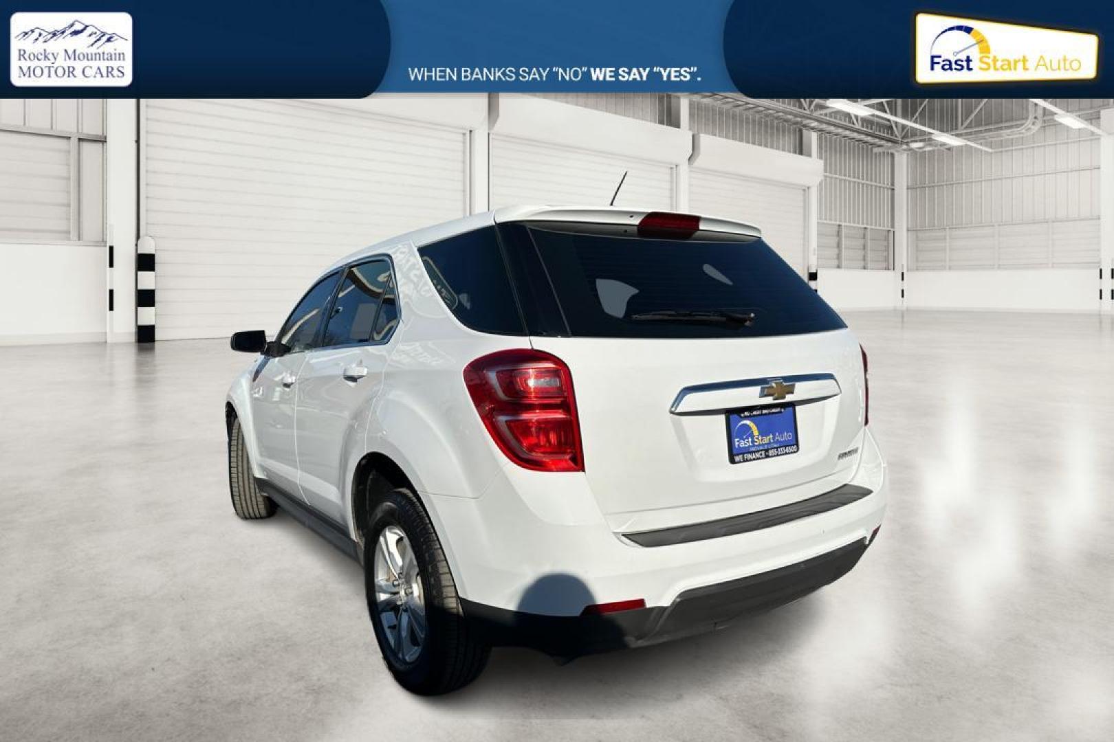 2016 White Chevrolet Equinox LS 2WD (2GNALBEK4G1) with an 2.4L L4 DOHC 16V FFV engine, 6A transmission, located at 7755 State Street, Midvale, UT, 84047, (801) 753-9063, 40.610329, -111.890656 - Photo#5