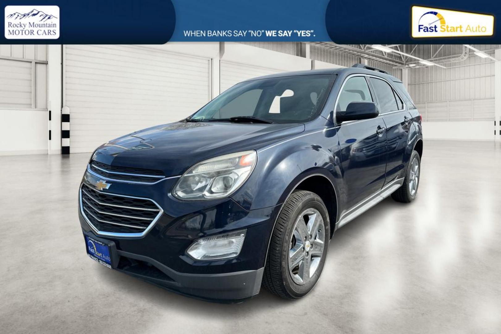 2016 Blue Chevrolet Equinox LT 2WD (2GNALCEK7G1) with an 2.4L L4 DOHC 16V FFV engine, 6A transmission, located at 7755 State Street, Midvale, UT, 84047, (801) 753-9063, 40.610329, -111.890656 - Photo#8