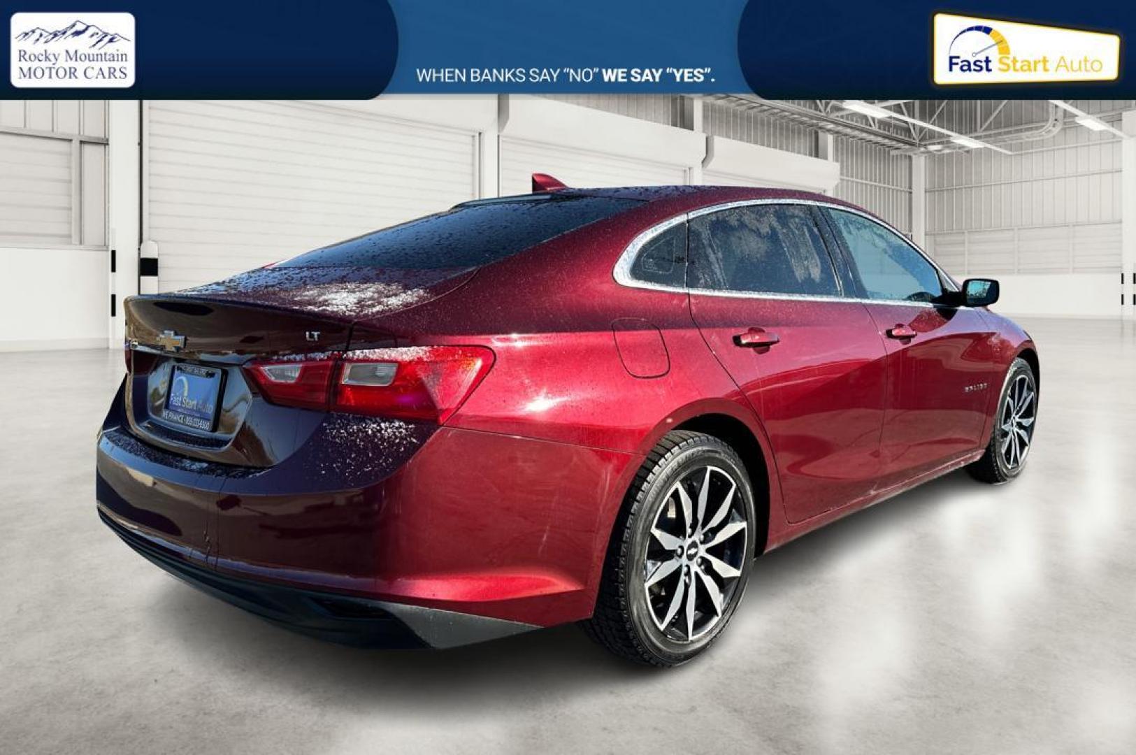 2016 Red Chevrolet Malibu 1LT (1G1ZE5ST8GF) with an 1.5L L4 DOHC 16V engine, 6A transmission, located at 7755 State Street, Midvale, UT, 84047, (801) 753-9063, 40.610329, -111.890656 - Photo#2