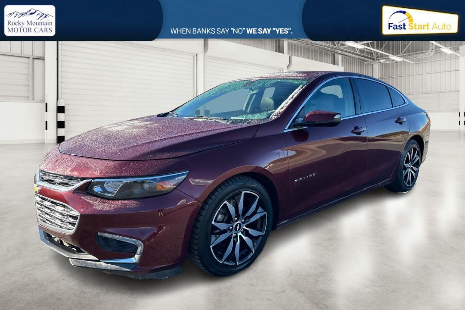 2016 Red Chevrolet Malibu 1LT (1G1ZE5ST8GF) with an 1.5L L4 DOHC 16V engine, 6A transmission, located at 7755 State Street, Midvale, UT, 84047, (801) 753-9063, 40.610329, -111.890656 - Photo#8