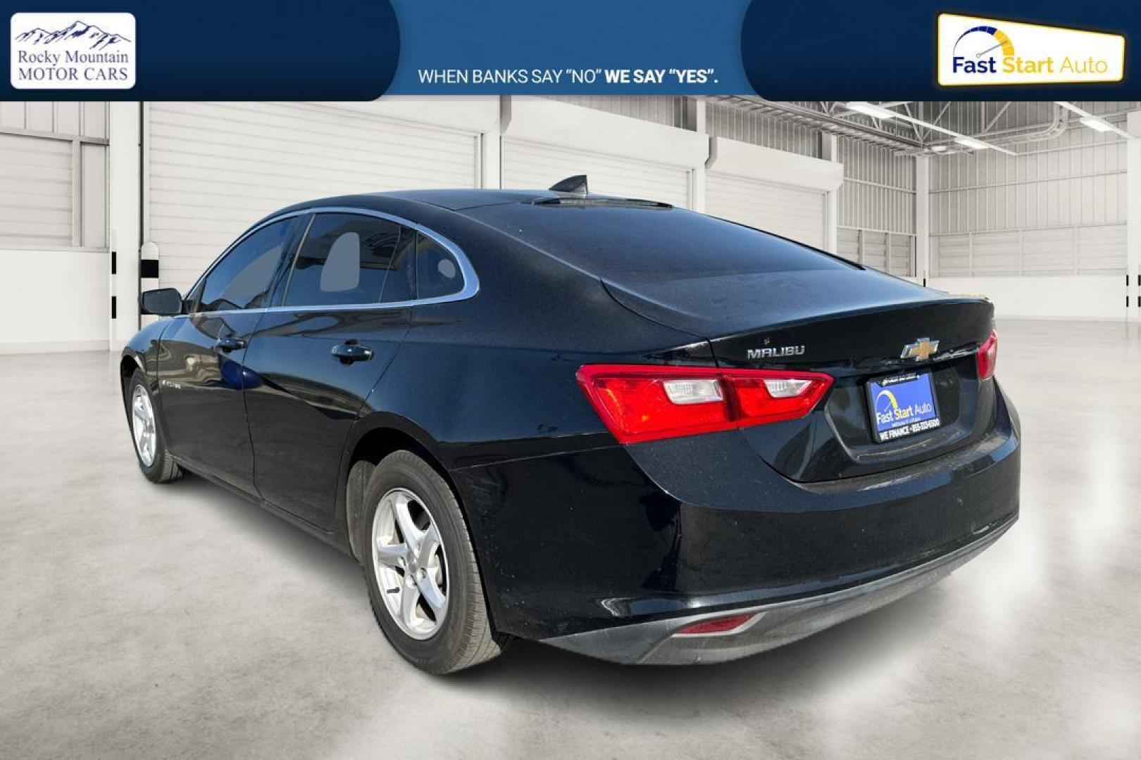 2016 Black Chevrolet Malibu LS (1G1ZB5ST3GF) with an 1.5L L4 DOHC 16V engine, 6A transmission, located at 7755 State Street, Midvale, UT, 84047, (801) 753-9063, 40.610329, -111.890656 - Photo#4