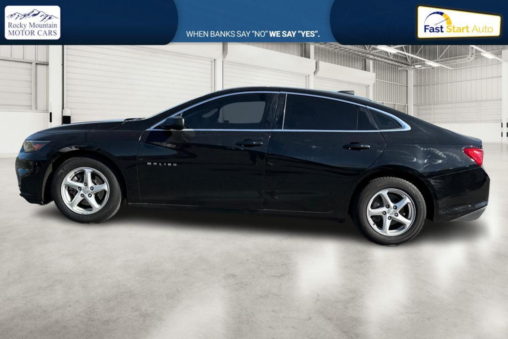 2016 Black Chevrolet Malibu LS (1G1ZB5ST3GF) with an 1.5L L4 DOHC 16V engine, 6A transmission, located at 7755 State Street, Midvale, UT, 84047, (801) 753-9063, 40.610329, -111.890656 - Photo#5