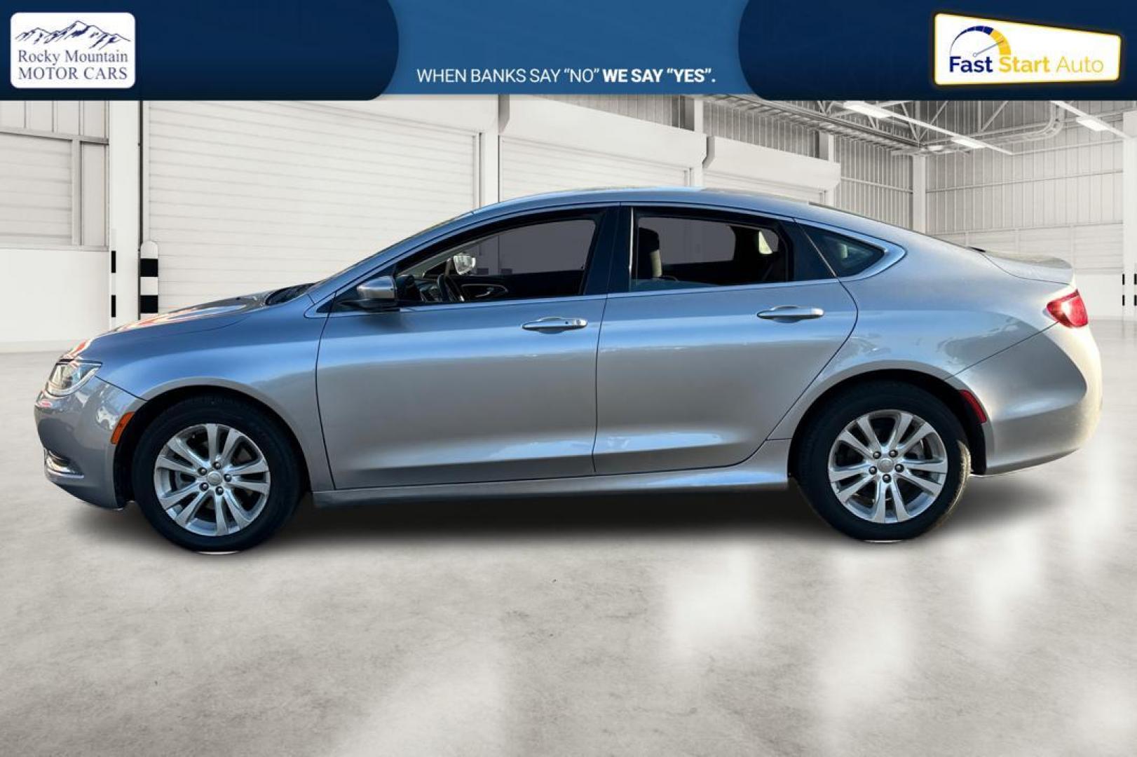 2016 Silver Chrysler 200 Limited (1C3CCCAB8GN) with an 2.4L L4 DOHC 16V engine, 9A transmission, located at 7755 State Street, Midvale, UT, 84047, (801) 753-9063, 40.610329, -111.890656 - Photo#6