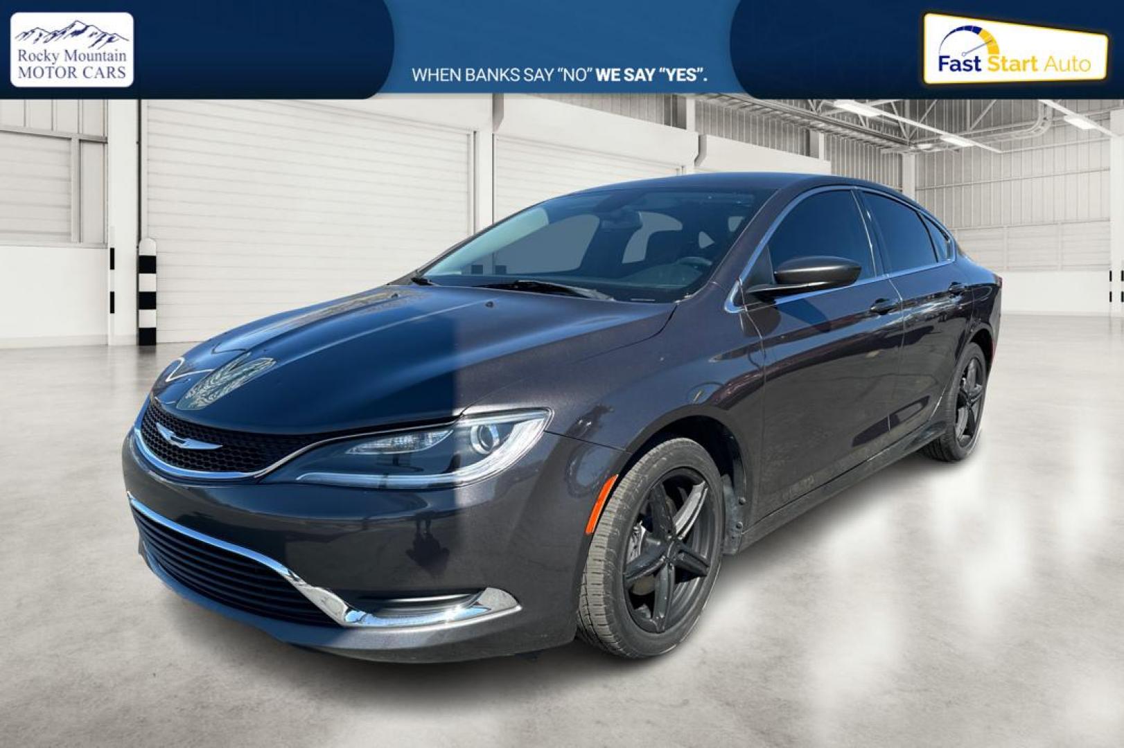 2016 Gray Chrysler 200 Limited (1C3CCCABXGN) with an 2.4L L4 DOHC 16V engine, 9A transmission, located at 767 S State Road, Pleasant Grove, UT, 84062, (801) 785-1058, 40.354839, -111.736687 - Photo#8
