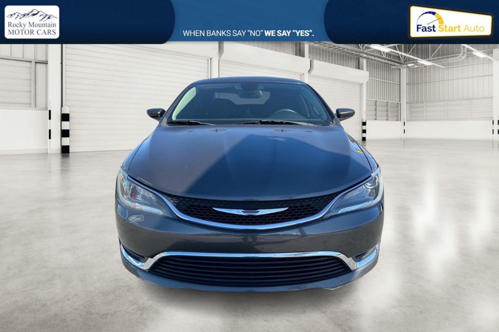 2016 Gray Chrysler 200 Limited (1C3CCCABXGN) with an 2.4L L4 DOHC 16V engine, 9A transmission, located at 767 S State Road, Pleasant Grove, UT, 84062, (801) 785-1058, 40.354839, -111.736687 - Photo#9