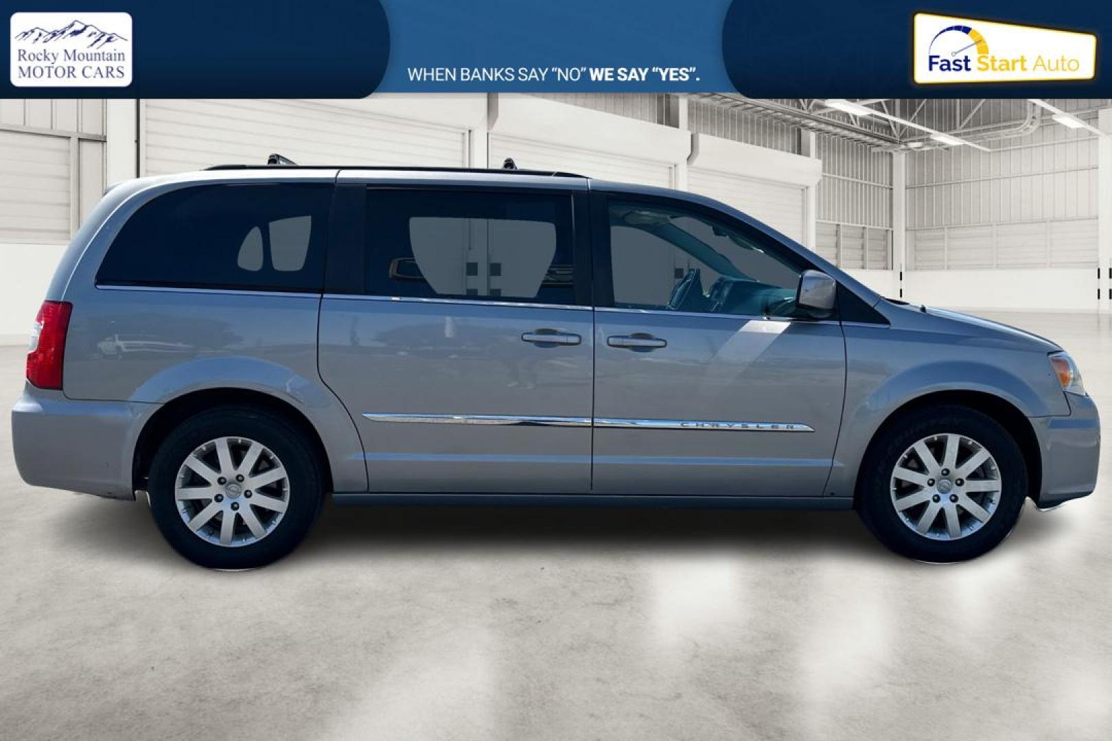 2016 Silver Chrysler Town and Country Touring (2C4RC1BG8GR) with an 3.6L V6 DOHC 24V engine, 6A transmission, located at 7755 State Street, Midvale, UT, 84047, (801) 753-9063, 40.610329, -111.890656 - Photo#1