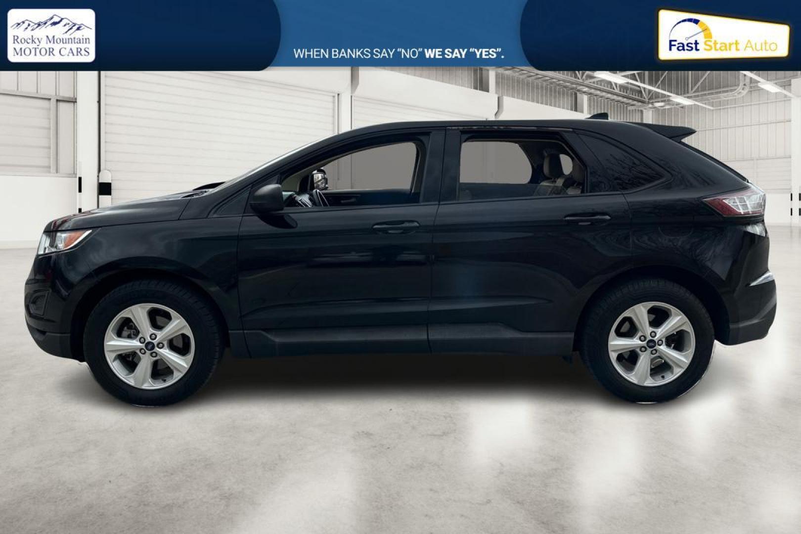 2016 Black Ford Edge SE FWD (2FMPK3G91GB) with an 2.0L L4 DOHC 16V engine, 6A transmission, located at 7755 State Street, Midvale, UT, 84047, (801) 753-9063, 40.610329, -111.890656 - Photo#6