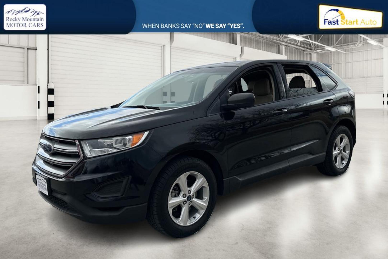 2016 Black Ford Edge SE FWD (2FMPK3G91GB) with an 2.0L L4 DOHC 16V engine, 6A transmission, located at 7755 State Street, Midvale, UT, 84047, (801) 753-9063, 40.610329, -111.890656 - Photo#8