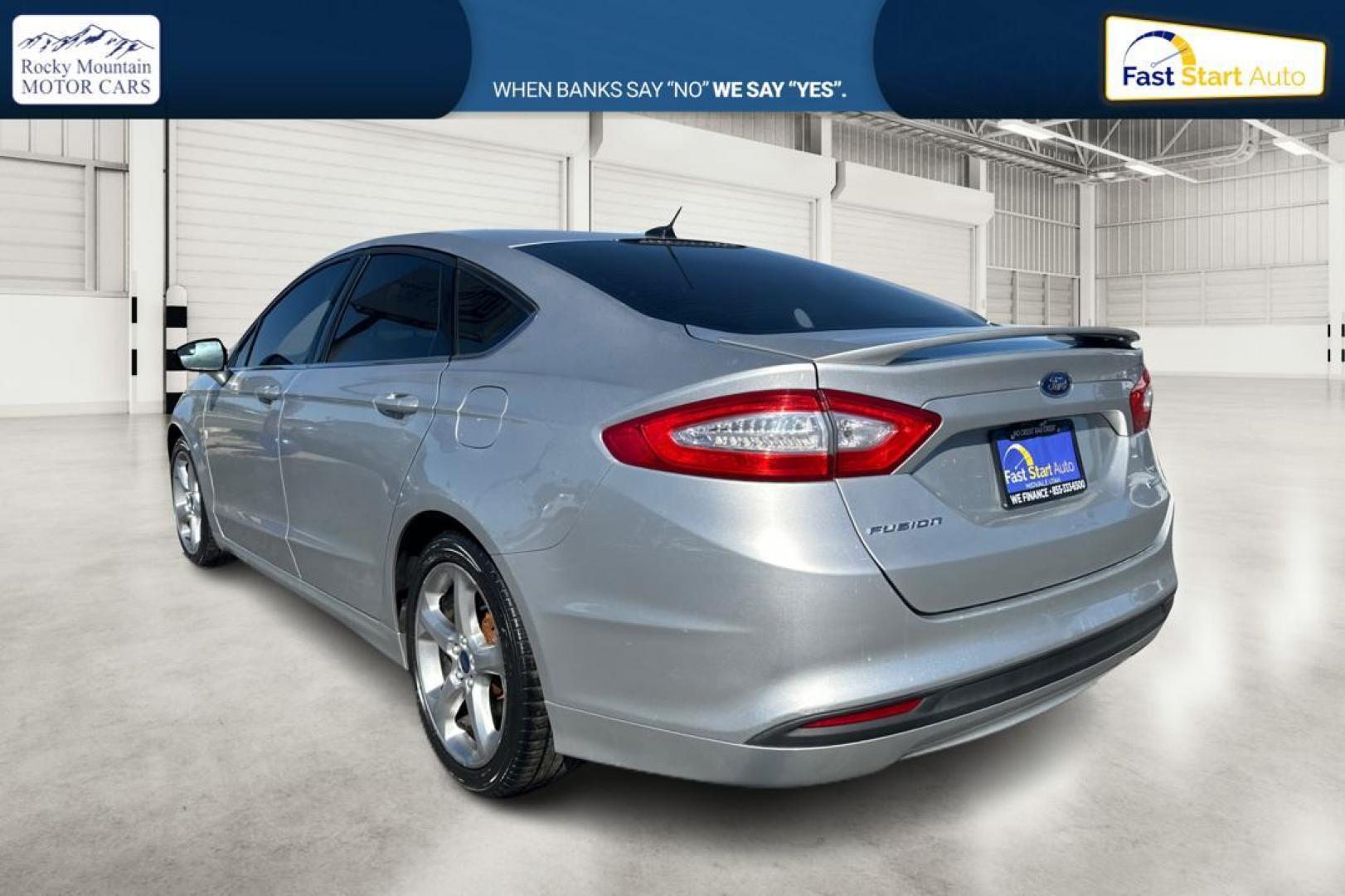2016 Silver Ford Fusion SE (3FA6P0HD7GR) with an 1.5L L4 DOHC 16V engine, 6-Speed Automatic transmission, located at 7755 State Street, Midvale, UT, 84047, (801) 753-9063, 40.610329, -111.890656 - Photo#4