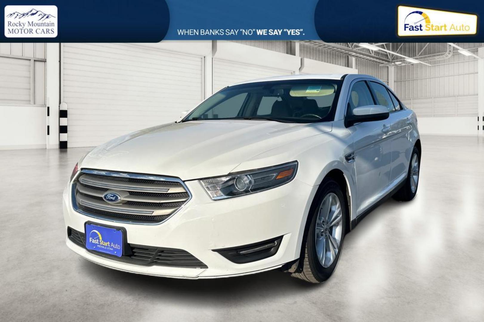 2016 White Ford Taurus SEL FWD (1FAHP2E83GG) with an 3.5L V6 DOHC 24V engine, 6A transmission, located at 7755 State Street, Midvale, UT, 84047, (801) 753-9063, 40.610329, -111.890656 - Photo#8