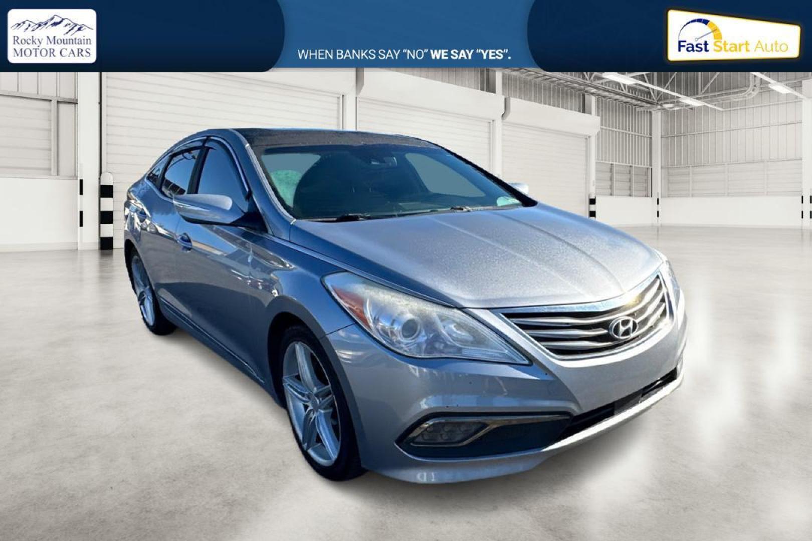 2016 Gray Hyundai Azera Limited (KMHFH4JG3GA) with an 3.3L V6 DOHC 24V engine, 6A transmission, located at 7755 State Street, Midvale, UT, 84047, (801) 753-9063, 40.610329, -111.890656 - Photo#0