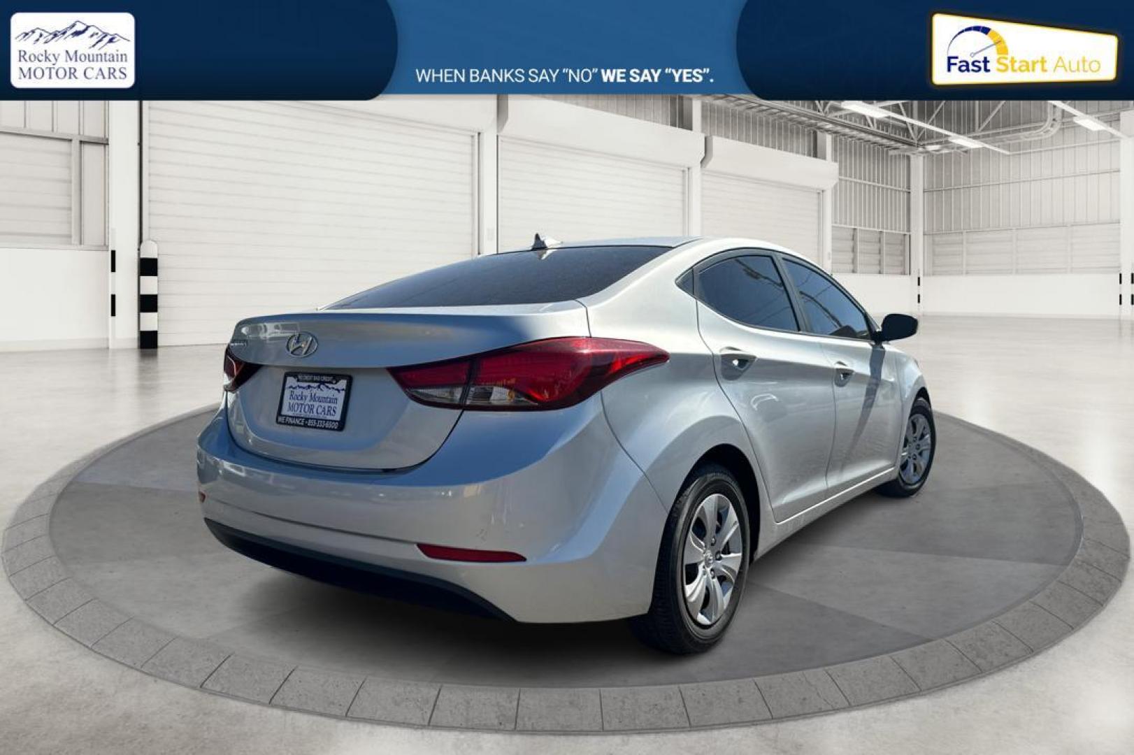 2016 Silver Hyundai Elantra Limited (5NPDH4AE8GH) with an 1.8L L4 DOHC 16V engine, 6-Speed Automatic transmission, located at 344 S Washington Blvd, Ogden, UT, 84404, (801) 399-1799, 41.255482, -111.970848 - Photo#2