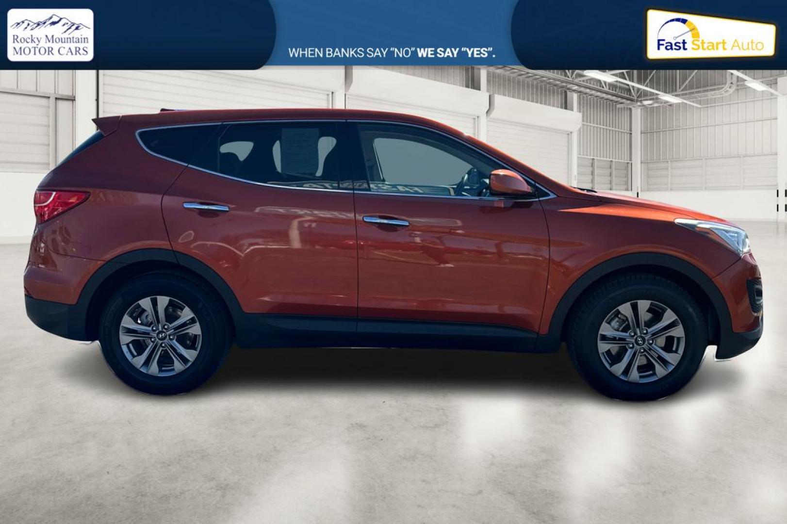 2016 Orange Hyundai Santa Fe Sport 2.4 FWD (5XYZT3LB5GG) with an 2.4L L4 DOHC 16V engine, 6-Speed Automatic transmission, located at 7755 State Street, Midvale, UT, 84047, (801) 753-9063, 40.610329, -111.890656 - Photo#1