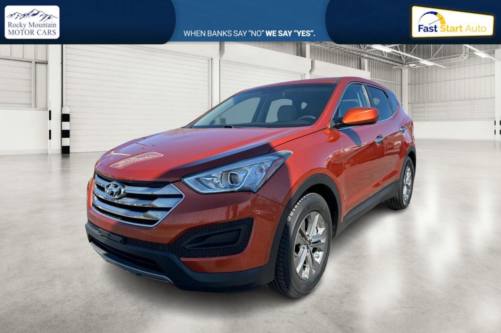 2016 Orange Hyundai Santa Fe Sport 2.4 FWD (5XYZT3LB5GG) with an 2.4L L4 DOHC 16V engine, 6-Speed Automatic transmission, located at 7755 State Street, Midvale, UT, 84047, (801) 753-9063, 40.610329, -111.890656 - Photo#8