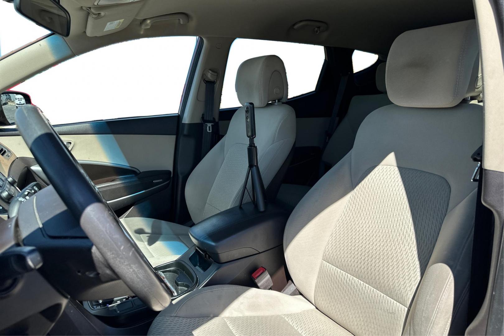 2016 Orange Hyundai Santa Fe Sport 2.4 FWD (5XYZT3LB5GG) with an 2.4L L4 DOHC 16V engine, 6-Speed Automatic transmission, located at 7755 State Street, Midvale, UT, 84047, (801) 753-9063, 40.610329, -111.890656 - Photo#14