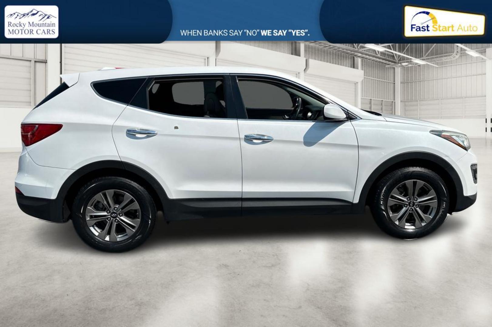 2016 White Hyundai Santa Fe Sport 2.4 FWD (5XYZT3LB3GG) with an 2.4L L4 DOHC 16V engine, 6-Speed Automatic transmission, located at 7755 State Street, Midvale, UT, 84047, (801) 753-9063, 40.610329, -111.890656 - Photo#1