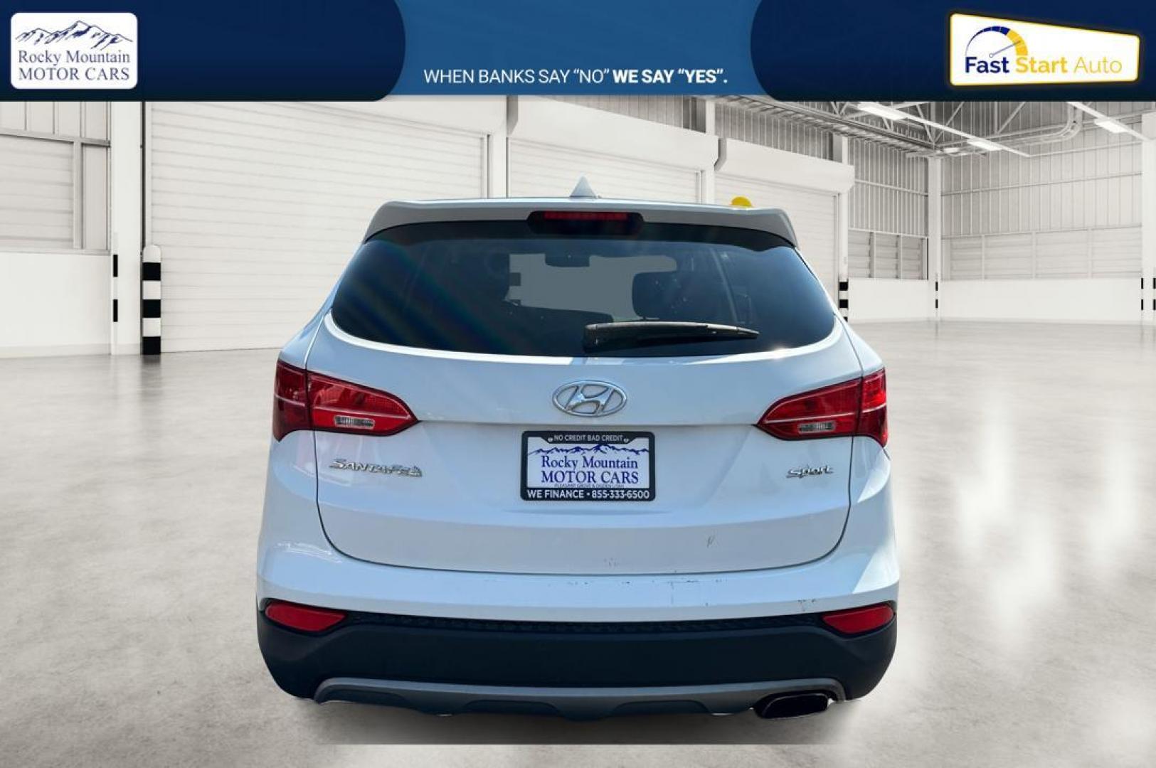 2016 White Hyundai Santa Fe Sport 2.4 FWD (5XYZT3LB3GG) with an 2.4L L4 DOHC 16V engine, 6-Speed Automatic transmission, located at 7755 State Street, Midvale, UT, 84047, (801) 753-9063, 40.610329, -111.890656 - Photo#4