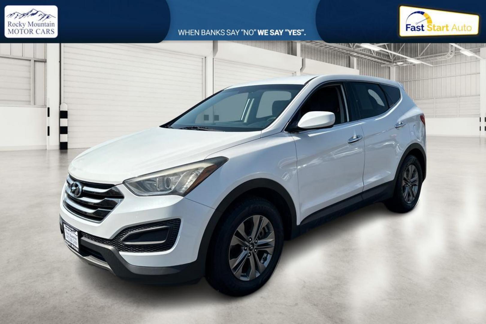 2016 White Hyundai Santa Fe Sport 2.4 FWD (5XYZT3LB3GG) with an 2.4L L4 DOHC 16V engine, 6-Speed Automatic transmission, located at 7755 State Street, Midvale, UT, 84047, (801) 753-9063, 40.610329, -111.890656 - Photo#8