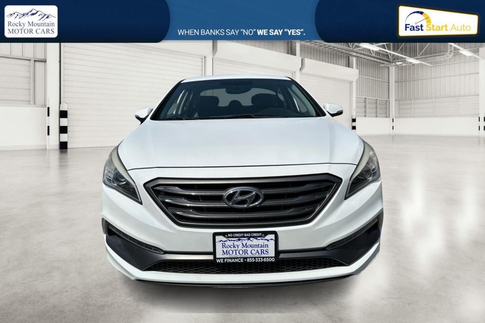 2016 White Hyundai Sonata Sport (5NPE34AF5GH) with an 2.4L L4 DOHC 16V engine, 6A transmission, located at 7755 State Street, Midvale, UT, 84047, (801) 753-9063, 40.610329, -111.890656 - Photo#7