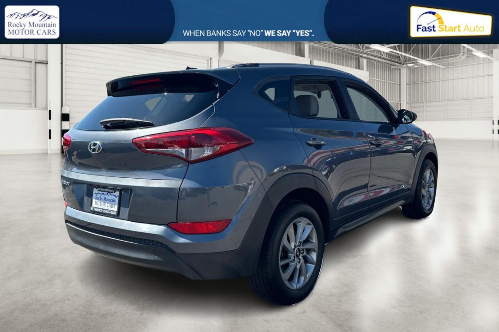 2016 Gray Hyundai Tucson SE w/Preferred Package (KM8J33A43GU) with an 2.0L L4 DOHC 16V engine, 6A transmission, located at 767 S State Road, Pleasant Grove, UT, 84062, (801) 785-1058, 40.354839, -111.736687 - Photo#2