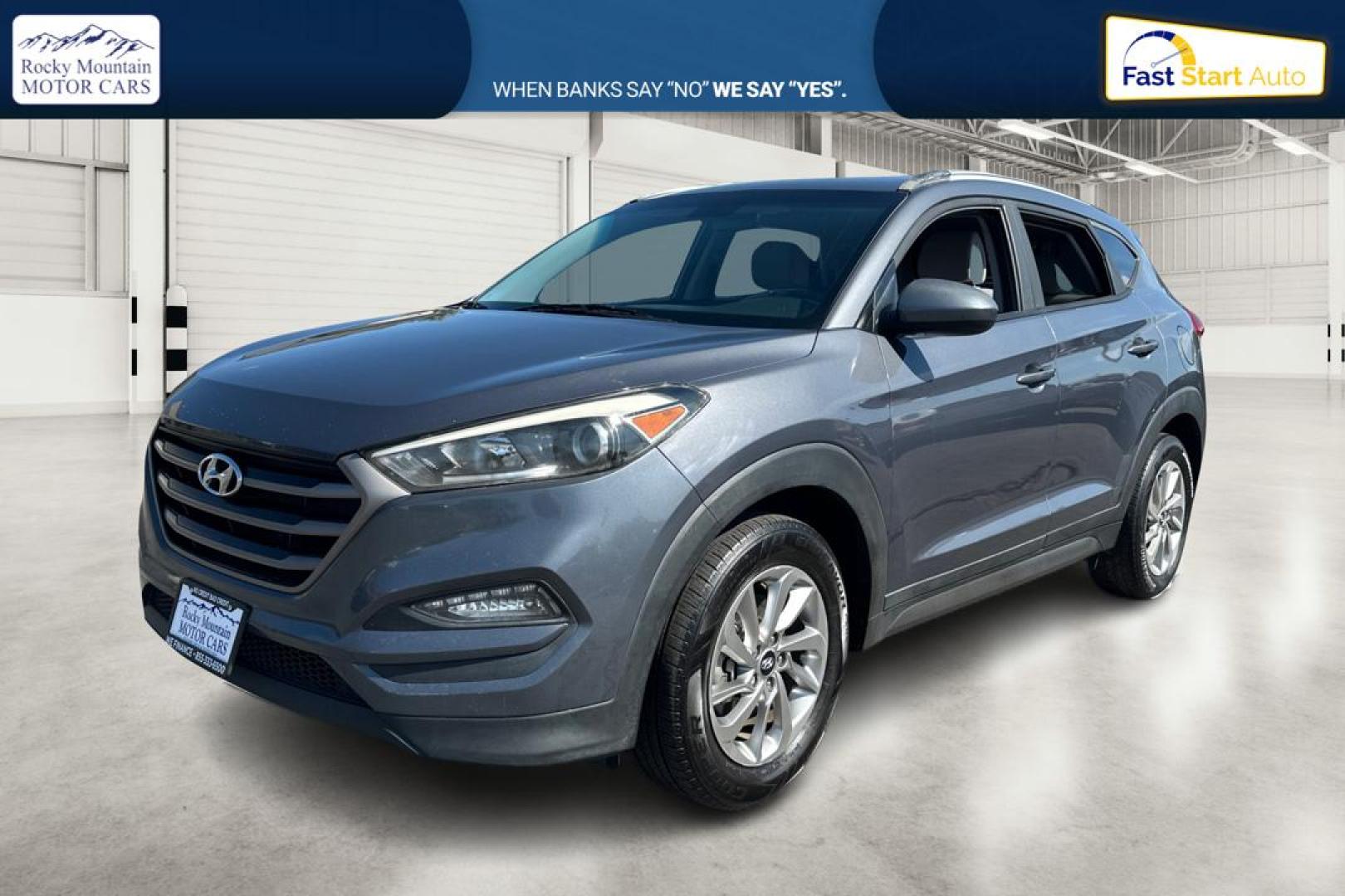2016 Gray Hyundai Tucson SE w/Preferred Package (KM8J33A43GU) with an 2.0L L4 DOHC 16V engine, 6A transmission, located at 767 S State Road, Pleasant Grove, UT, 84062, (801) 785-1058, 40.354839, -111.736687 - Photo#8