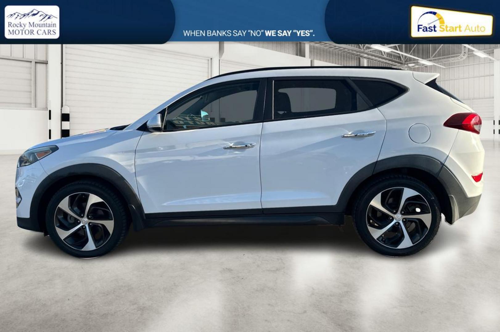 2016 White Hyundai Tucson Eco AWD (KM8J3CA29GU) with an 1.6L L4 DOHC 16V engine, 7A transmission, located at 7755 State Street, Midvale, UT, 84047, (801) 753-9063, 40.610329, -111.890656 - Photo#6