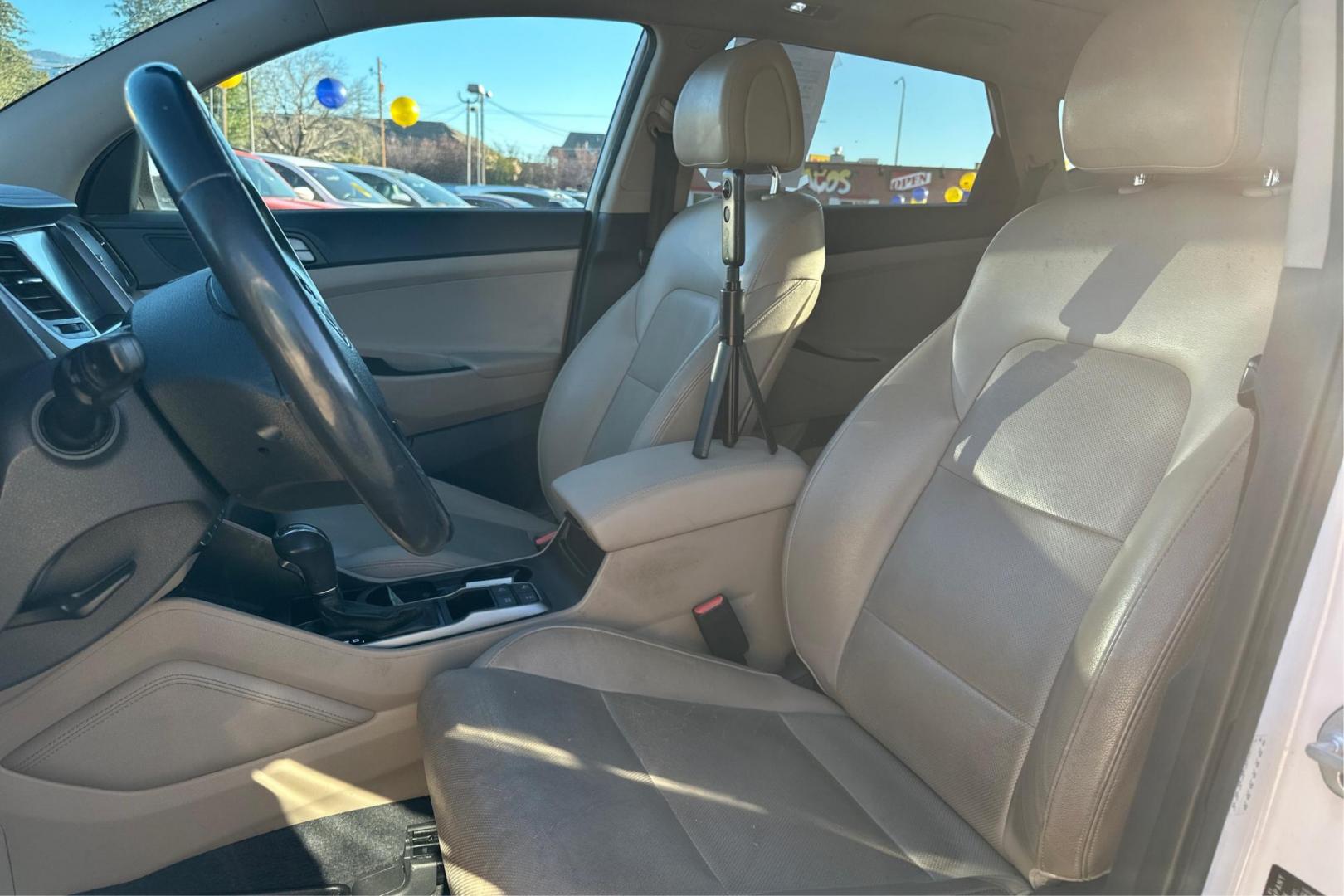 2016 White Hyundai Tucson Eco AWD (KM8J3CA29GU) with an 1.6L L4 DOHC 16V engine, 7A transmission, located at 7755 State Street, Midvale, UT, 84047, (801) 753-9063, 40.610329, -111.890656 - Photo#14