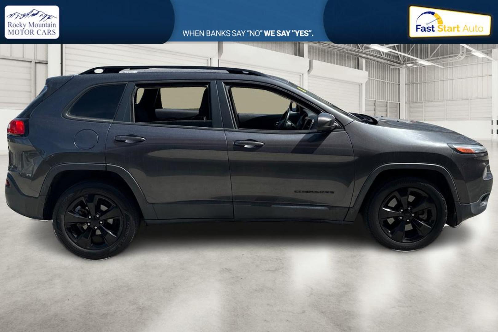 2016 Gray Jeep Cherokee Latitude FWD (1C4PJLCB3GW) with an 2.4L L4 DOHC 16V engine, 9A transmission, located at 767 S State Road, Pleasant Grove, UT, 84062, (801) 785-1058, 40.354839, -111.736687 - Photo#1