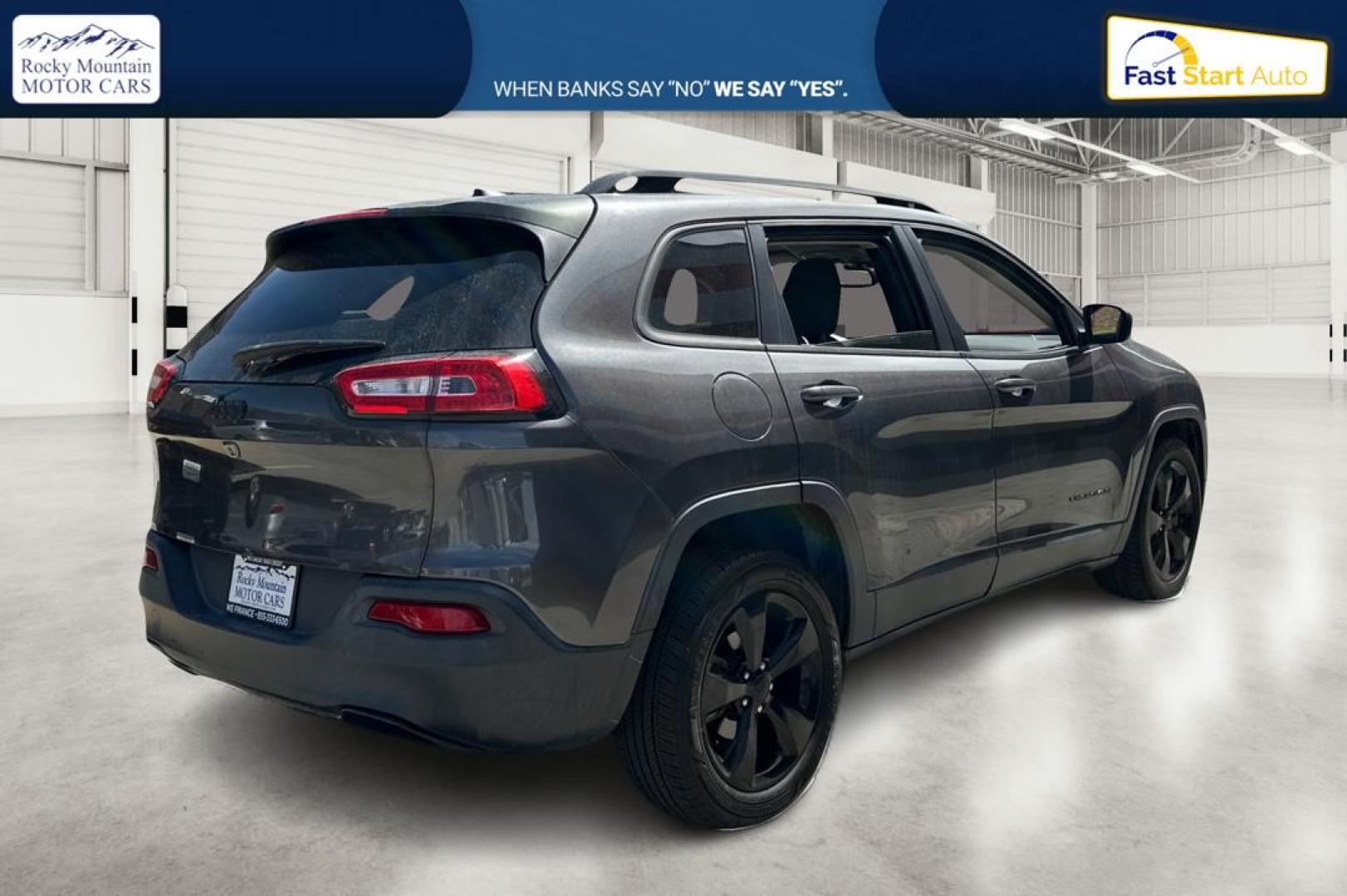 2016 Gray Jeep Cherokee Latitude FWD (1C4PJLCB3GW) with an 2.4L L4 DOHC 16V engine, 9A transmission, located at 767 S State Road, Pleasant Grove, UT, 84062, (801) 785-1058, 40.354839, -111.736687 - Photo#2