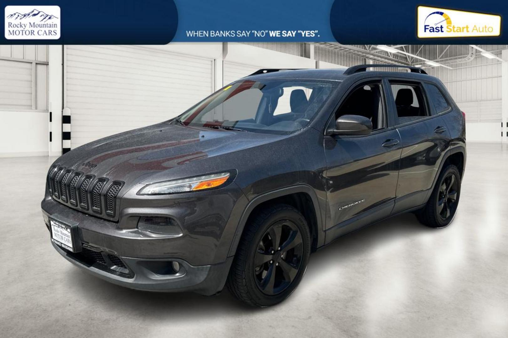 2016 Gray Jeep Cherokee Latitude FWD (1C4PJLCB3GW) with an 2.4L L4 DOHC 16V engine, 9A transmission, located at 767 S State Road, Pleasant Grove, UT, 84062, (801) 785-1058, 40.354839, -111.736687 - Photo#8