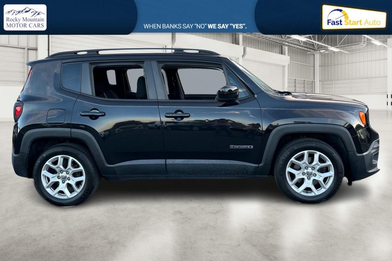 2016 Black Jeep Renegade Latitude FWD (ZACCJABTXGP) with an 2.4L L4 DOHC 16V engine, 6M transmission, located at 7755 State Street, Midvale, UT, 84047, (801) 753-9063, 40.610329, -111.890656 - Photo#1