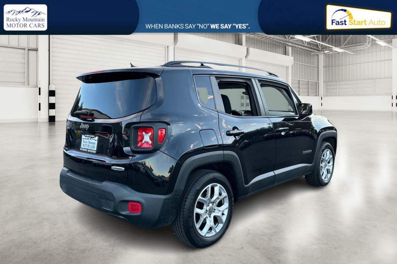 2016 Black Jeep Renegade Latitude FWD (ZACCJABTXGP) with an 2.4L L4 DOHC 16V engine, 6M transmission, located at 7755 State Street, Midvale, UT, 84047, (801) 753-9063, 40.610329, -111.890656 - Photo#2