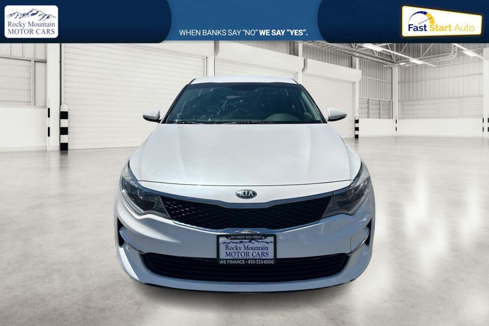 2016 White Kia Optima LX (KNAGT4L37G5) with an 2.4L L4 DOHC 16V engine, 6A transmission, located at 7755 State Street, Midvale, UT, 84047, (801) 753-9063, 40.610329, -111.890656 - Photo#7