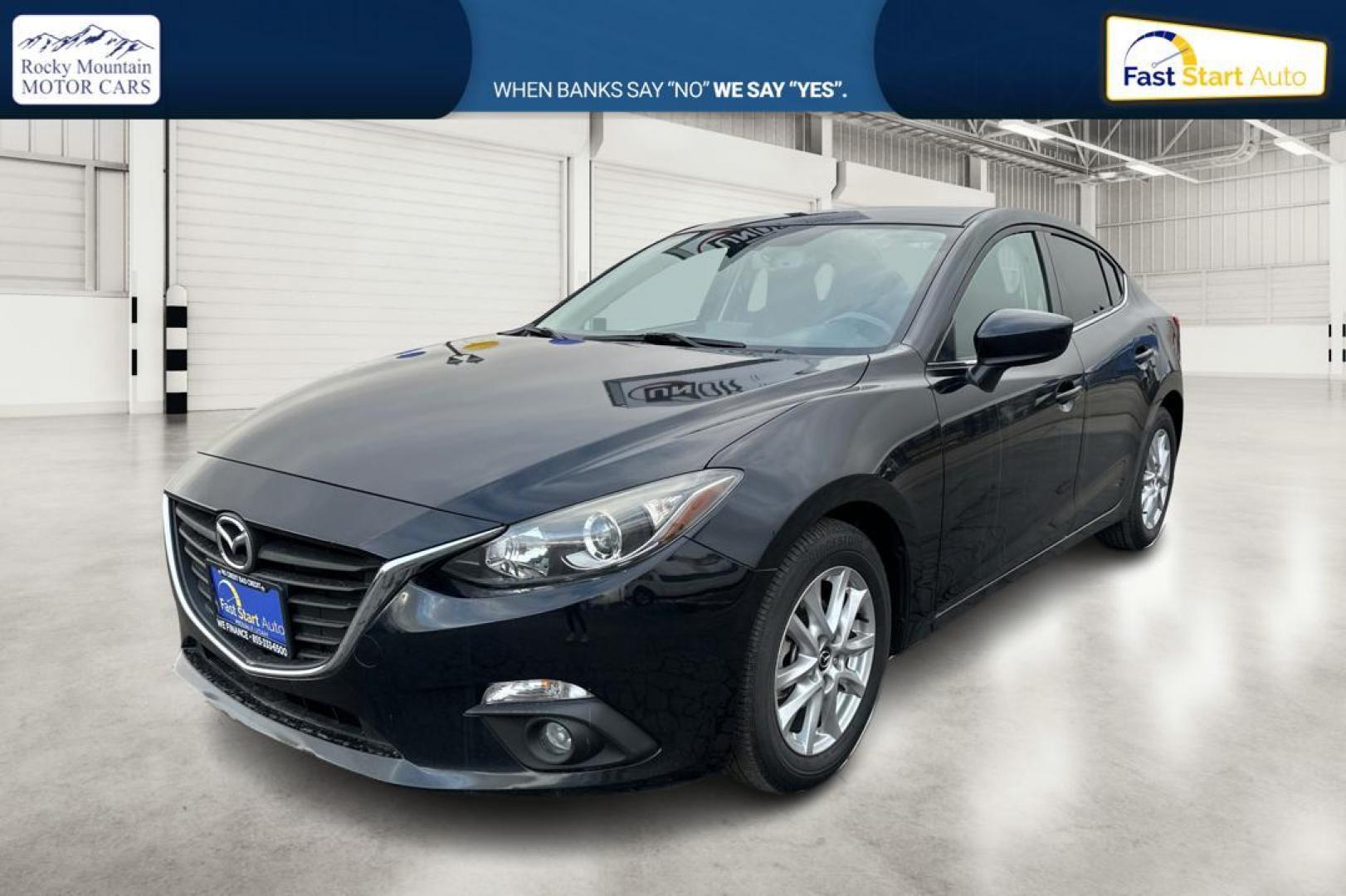 2016 Black Mazda MAZDA3 i Grand Touring MT 4-Door (JM1BM1W79G1) with an 2.0L L4 DOHC 16V engine, 6M transmission, located at 7755 State Street, Midvale, UT, 84047, (801) 753-9063, 40.610329, -111.890656 - Photo#8