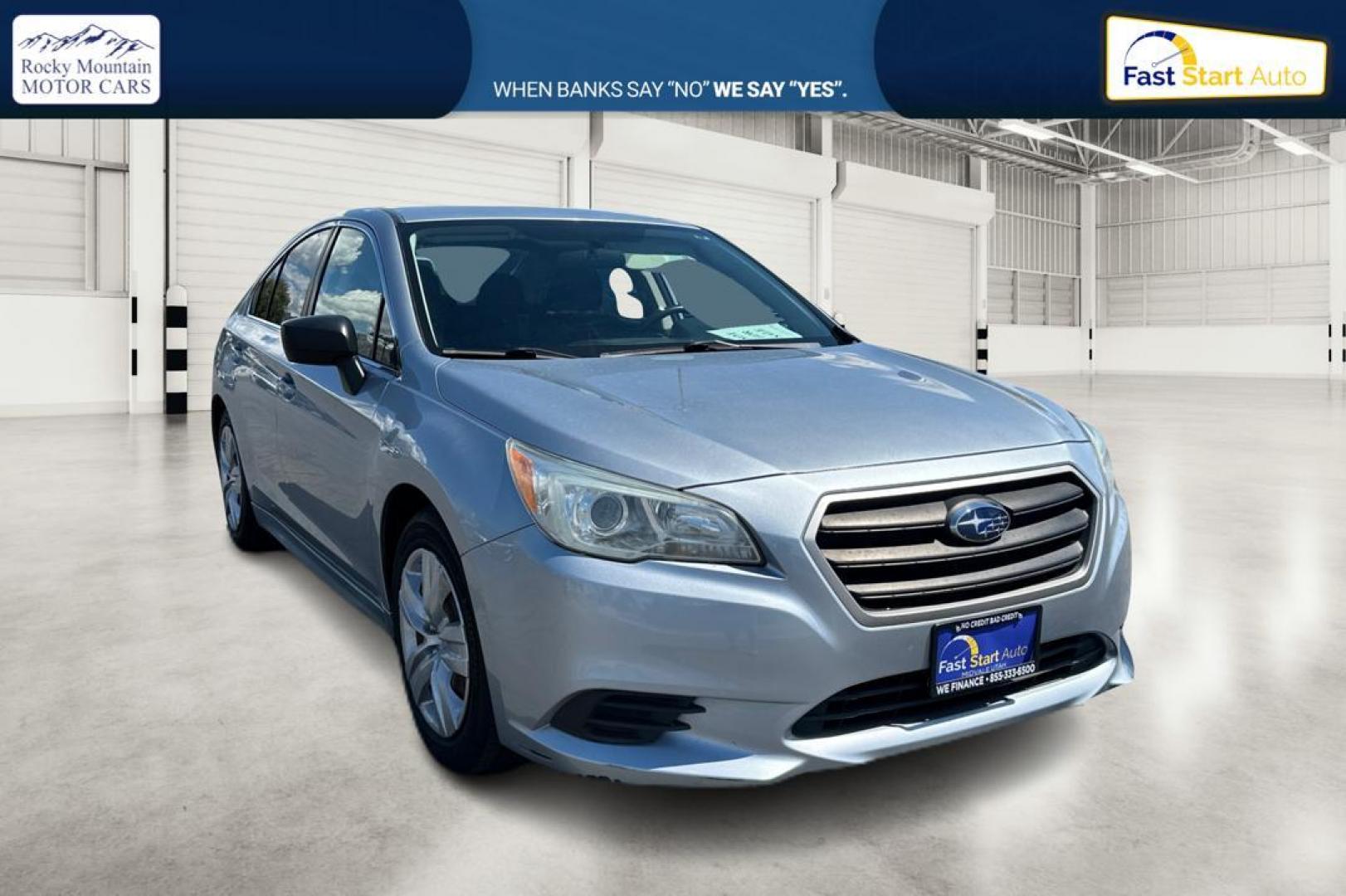 2016 Silver Subaru Legacy 2.5i (4S3BNAA61G3) with an 2.5L H4 SOHC 16V engine, CVT transmission, located at 7755 State Street, Midvale, UT, 84047, (801) 753-9063, 40.610329, -111.890656 - Photo#0