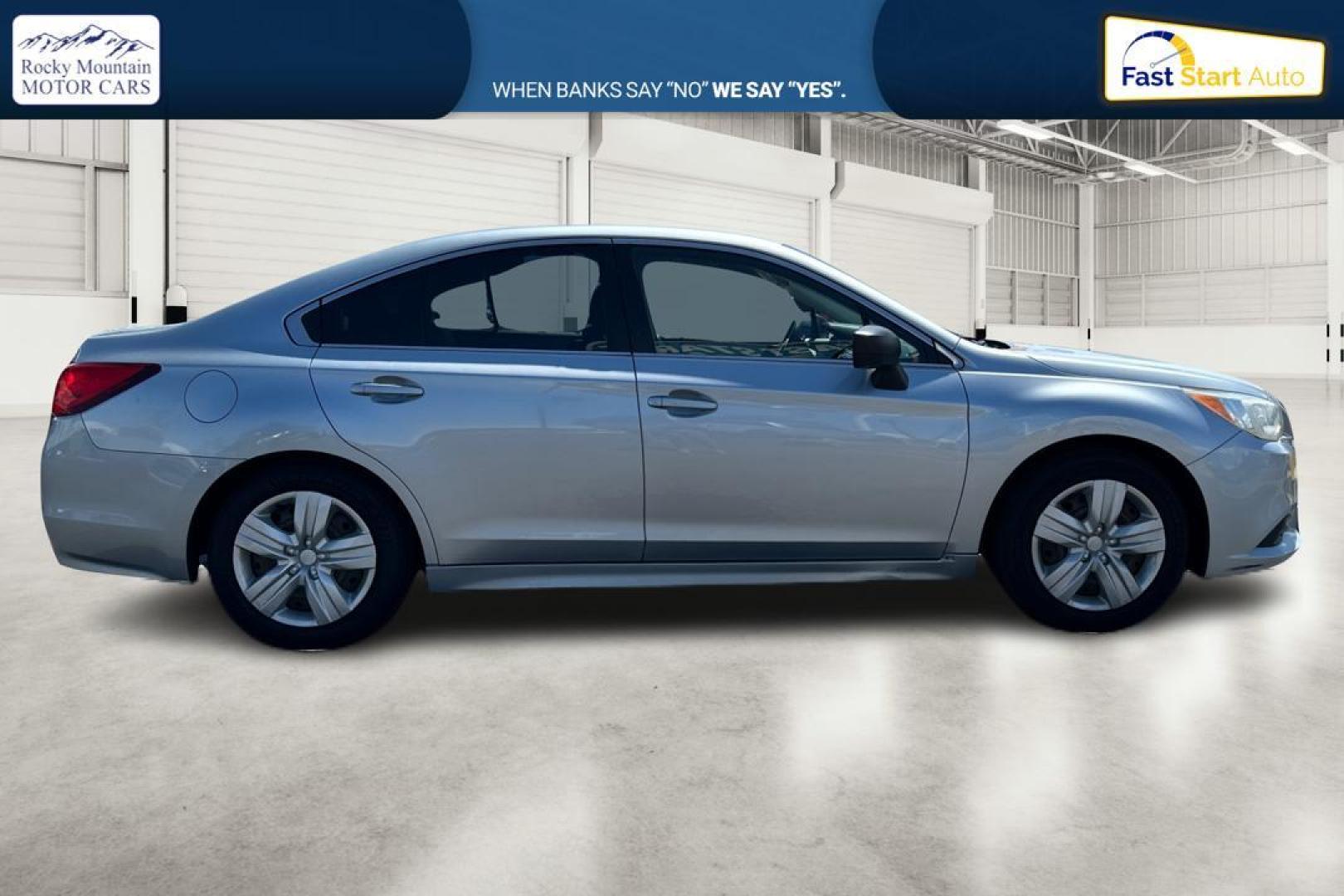 2016 Silver Subaru Legacy 2.5i (4S3BNAA61G3) with an 2.5L H4 SOHC 16V engine, CVT transmission, located at 7755 State Street, Midvale, UT, 84047, (801) 753-9063, 40.610329, -111.890656 - Photo#1