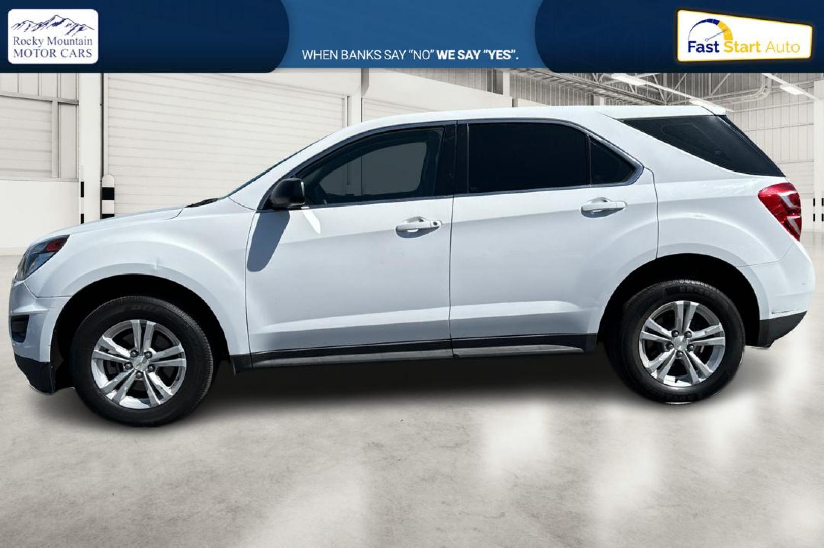 2017 White Chevrolet Equinox LS 2WD (2GNALBEK5H6) with an 2.4L L4 DOHC 16V FFV engine, 6A transmission, located at 7755 State Street, Midvale, UT, 84047, (801) 753-9063, 40.610329, -111.890656 - Photo#6