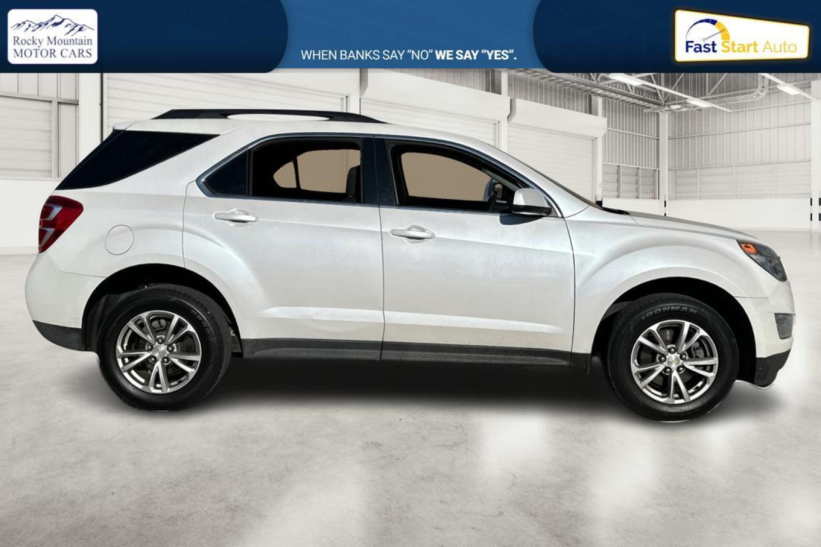 2017 White Chevrolet Equinox LT 2WD (2GNALCEK5H1) with an 2.4L L4 DOHC 16V FFV engine, 6A transmission, located at 7755 State Street, Midvale, UT, 84047, (801) 753-9063, 40.610329, -111.890656 - Photo#1