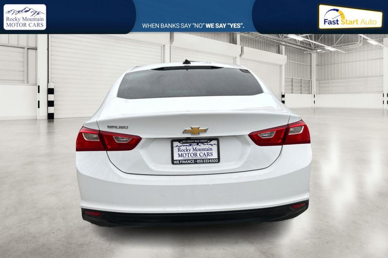 2017 White Chevrolet Malibu LS (1G1ZB5ST5HF) with an 1.5L L4 DOHC 16V engine, 6A transmission, located at 7755 State Street, Midvale, UT, 84047, (801) 753-9063, 40.610329, -111.890656 - Photo#4