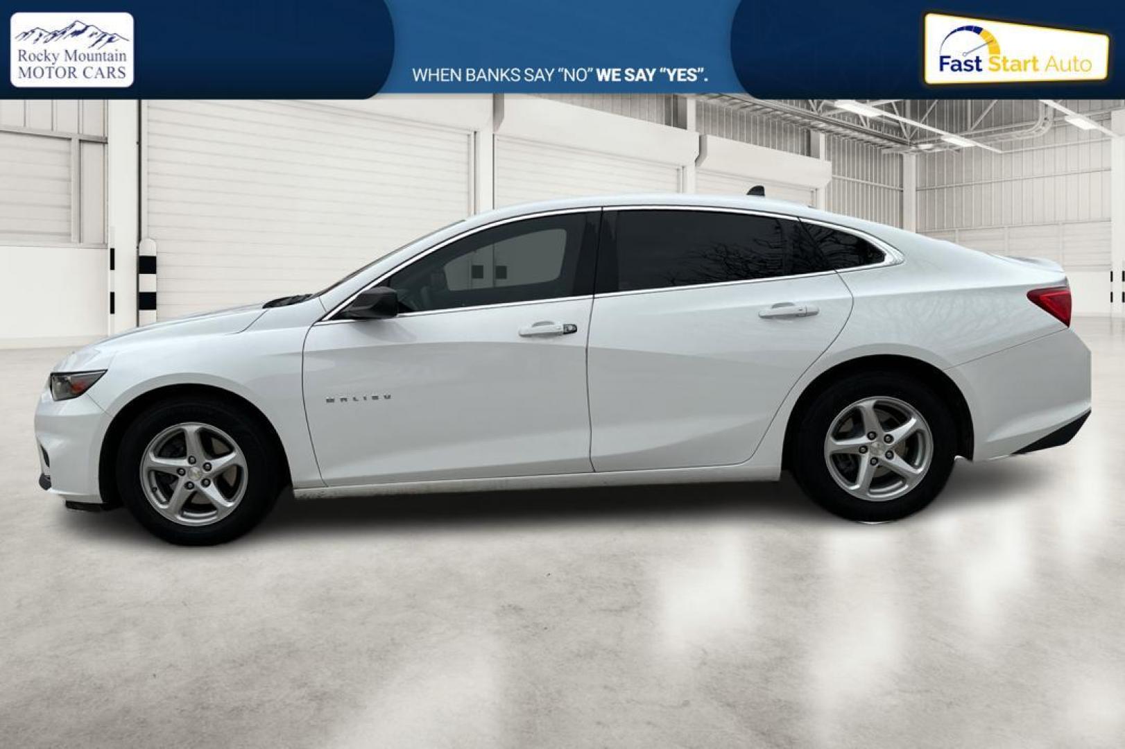 2017 White Chevrolet Malibu LS (1G1ZB5ST5HF) with an 1.5L L4 DOHC 16V engine, 6A transmission, located at 7755 State Street, Midvale, UT, 84047, (801) 753-9063, 40.610329, -111.890656 - Photo#6