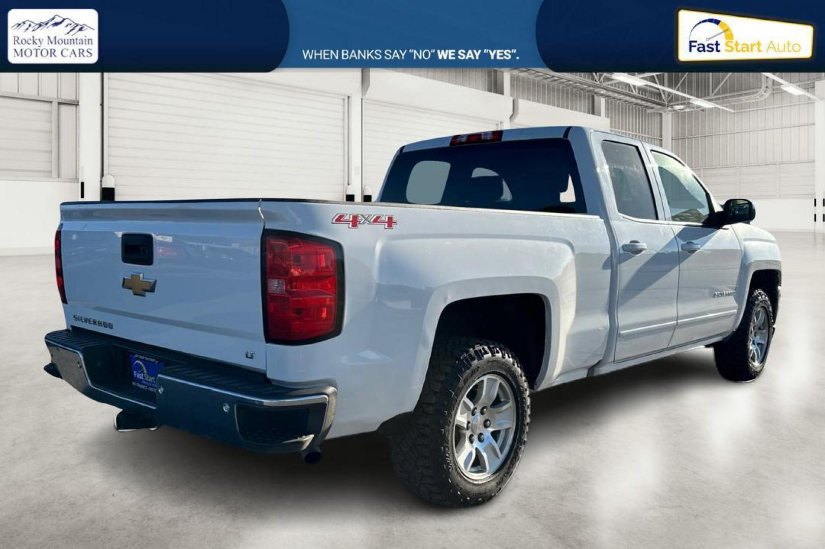 2017 White Chevrolet Silverado 1500 LT Double Cab 4WD (1GCVKREC5HZ) with an 5.3L V8 OHV 16V engine, 6A transmission, located at 767 S State Road, Pleasant Grove, UT, 84062, (801) 785-1058, 40.354839, -111.736687 - Photo#2