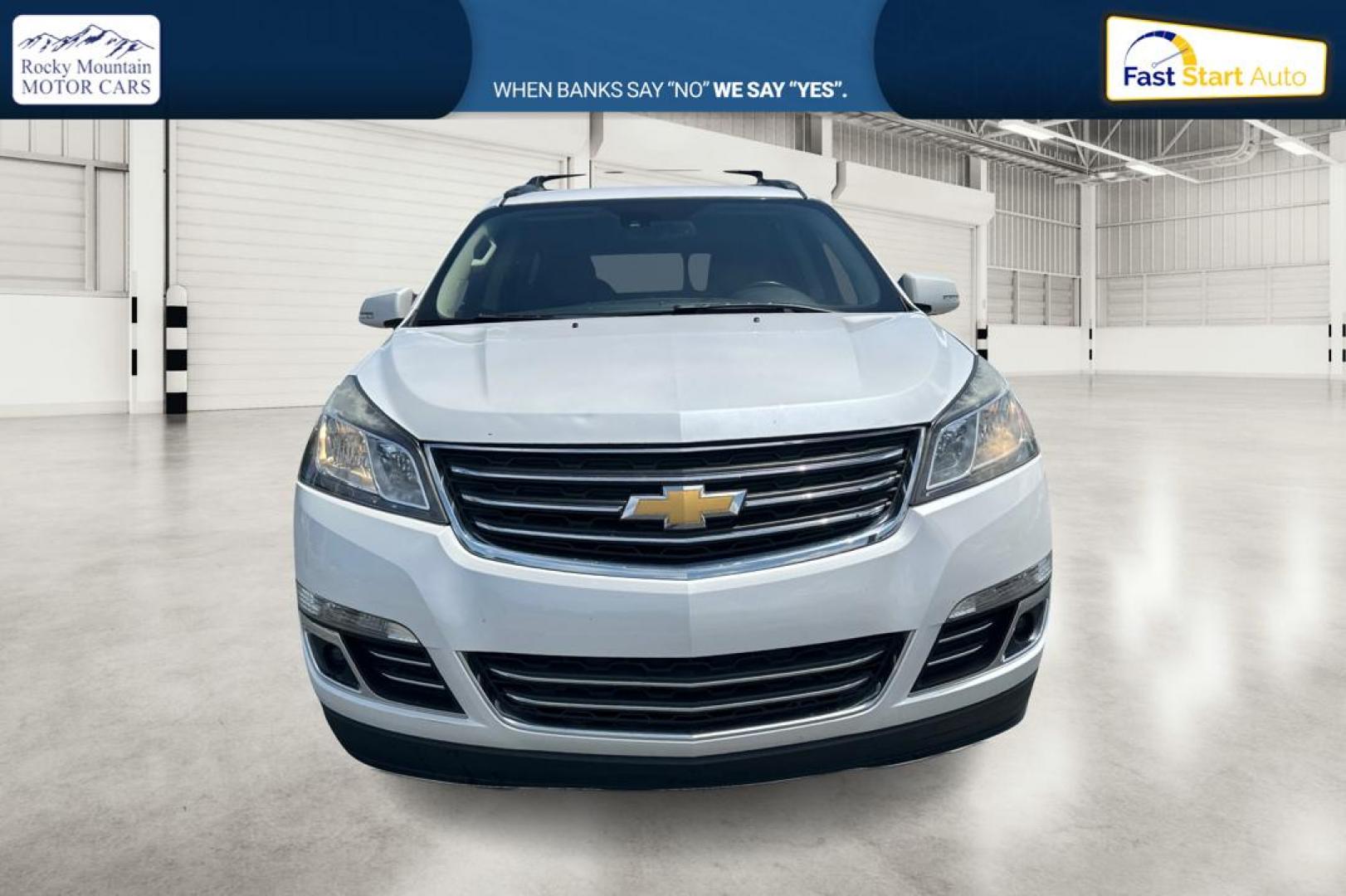 2017 White Chevrolet Traverse Premier FWD (1GNKRJKDXHJ) with an 3.6L V6 DOHC 24V engine, 6A transmission, located at 767 S State Road, Pleasant Grove, UT, 84062, (801) 785-1058, 40.354839, -111.736687 - Photo#9