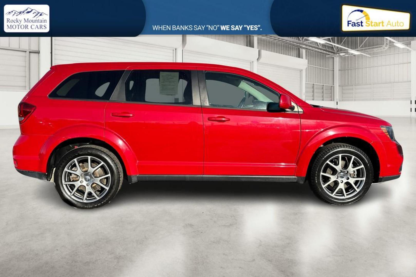 2017 Red Dodge Journey GT AWD (3C4PDDEG9HT) with an 3.6L V6 DOHC 24V engine, 6A transmission, located at 7755 State Street, Midvale, UT, 84047, (801) 753-9063, 40.610329, -111.890656 - Photo#1