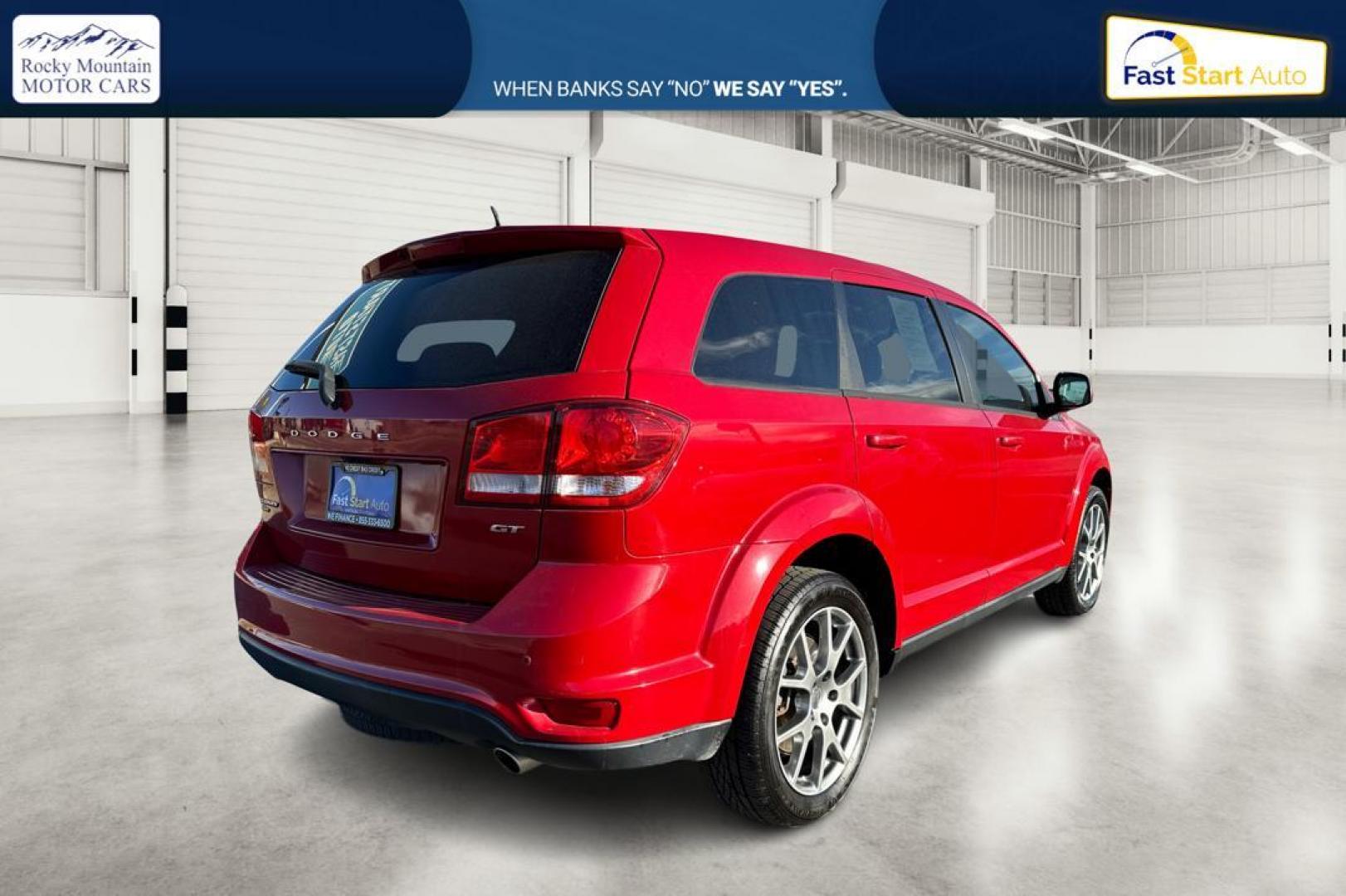 2017 Red Dodge Journey GT AWD (3C4PDDEG9HT) with an 3.6L V6 DOHC 24V engine, 6A transmission, located at 7755 State Street, Midvale, UT, 84047, (801) 753-9063, 40.610329, -111.890656 - Photo#2