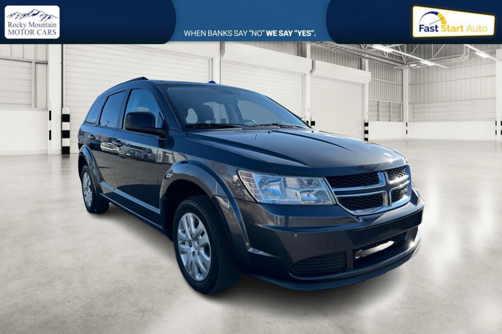 2017 Gray Dodge Journey SE (3C4PDCAB0HT) with an 2.4L L4 DOHC 16V engine, 4A transmission, located at 7755 State Street, Midvale, UT, 84047, (801) 753-9063, 40.610329, -111.890656 - Photo#0
