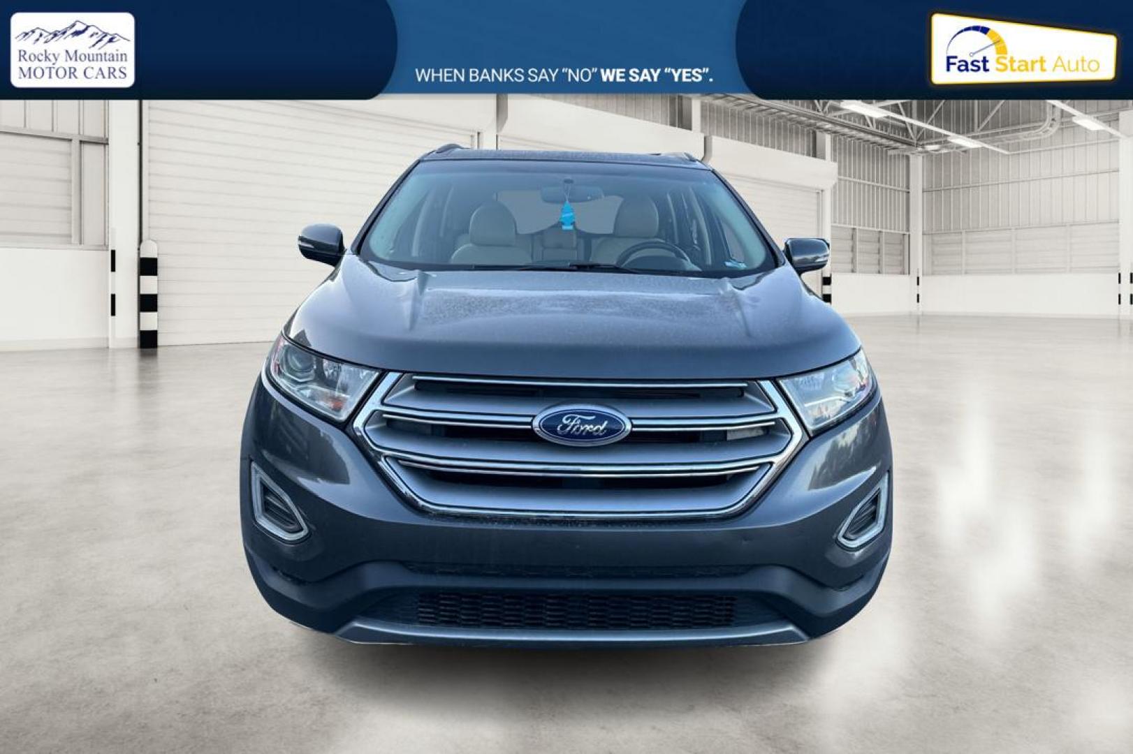 2017 Gray Ford Edge SEL FWD (2FMPK3J93HB) with an 2.0L L4 DOHC 16V engine, 6A transmission, located at 767 S State Road, Pleasant Grove, UT, 84062, (801) 785-1058, 40.354839, -111.736687 - Photo#9