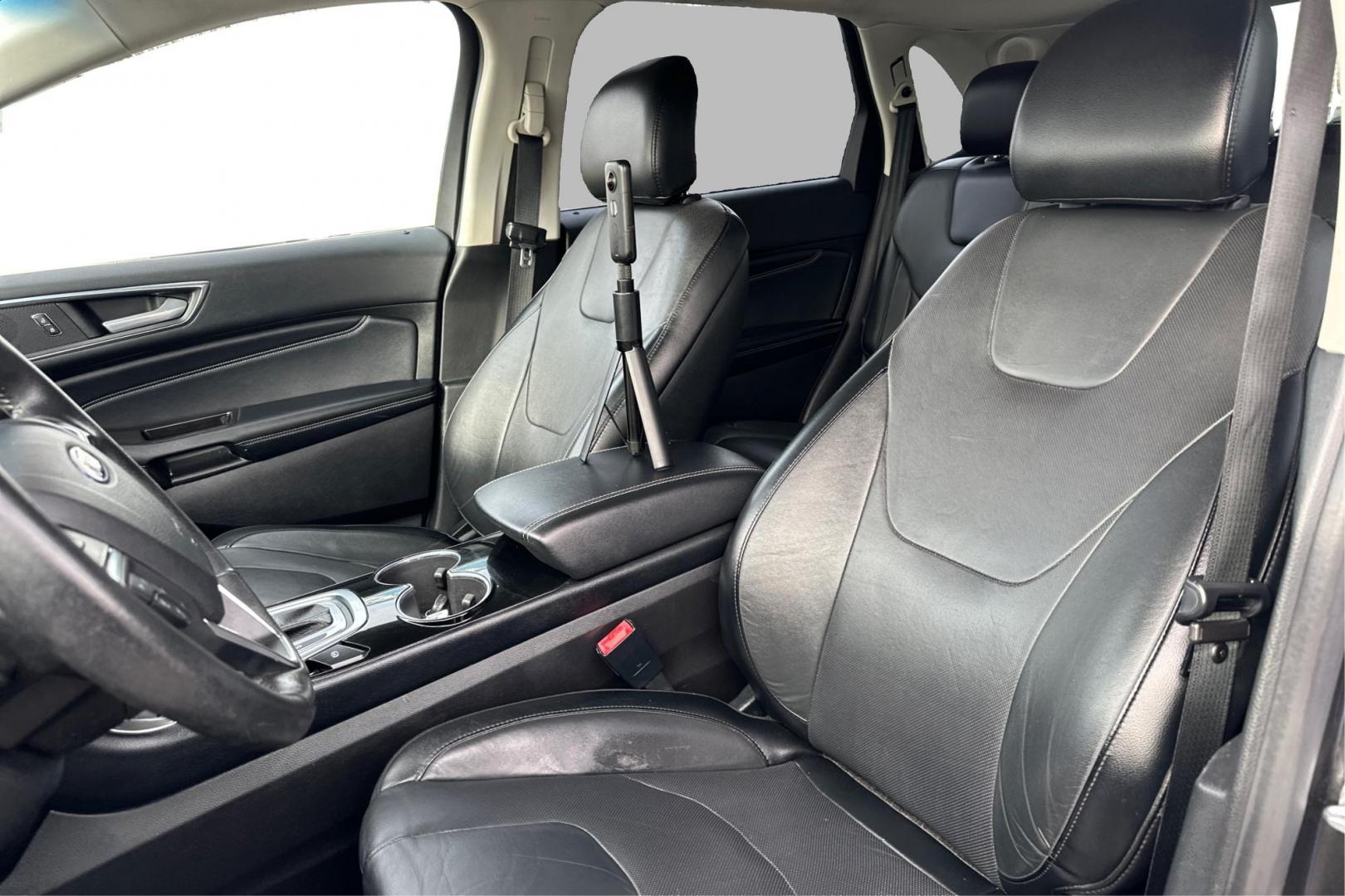 2017 Gray Ford Edge Titanium (2FMPK3K95HB) with an 2.0L L4 DOHC 16V engine, 6A transmission, located at 7755 State Street, Midvale, UT, 84047, (801) 753-9063, 40.610329, -111.890656 - Photo#14