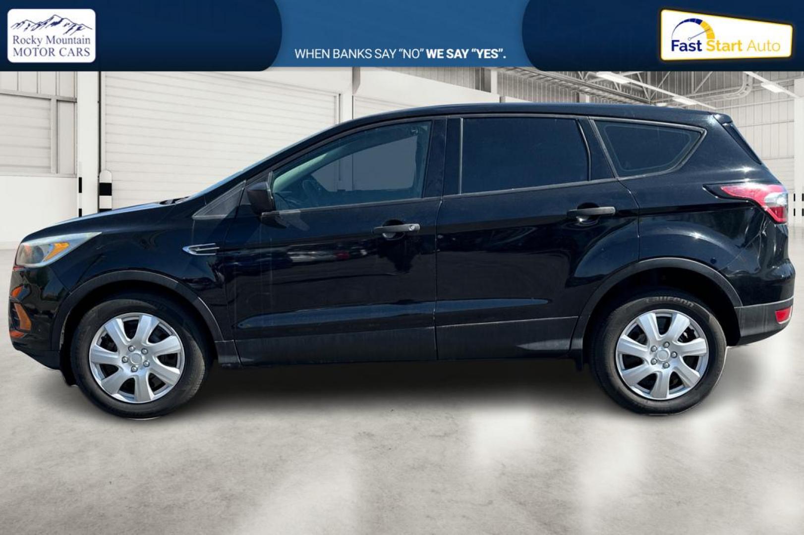 2017 Black Ford Escape S FWD (1FMCU0F75HU) with an 2.5L L4 DOHC 16V engine, 6A transmission, located at 7755 State Street, Midvale, UT, 84047, (801) 753-9063, 40.610329, -111.890656 - Photo#6