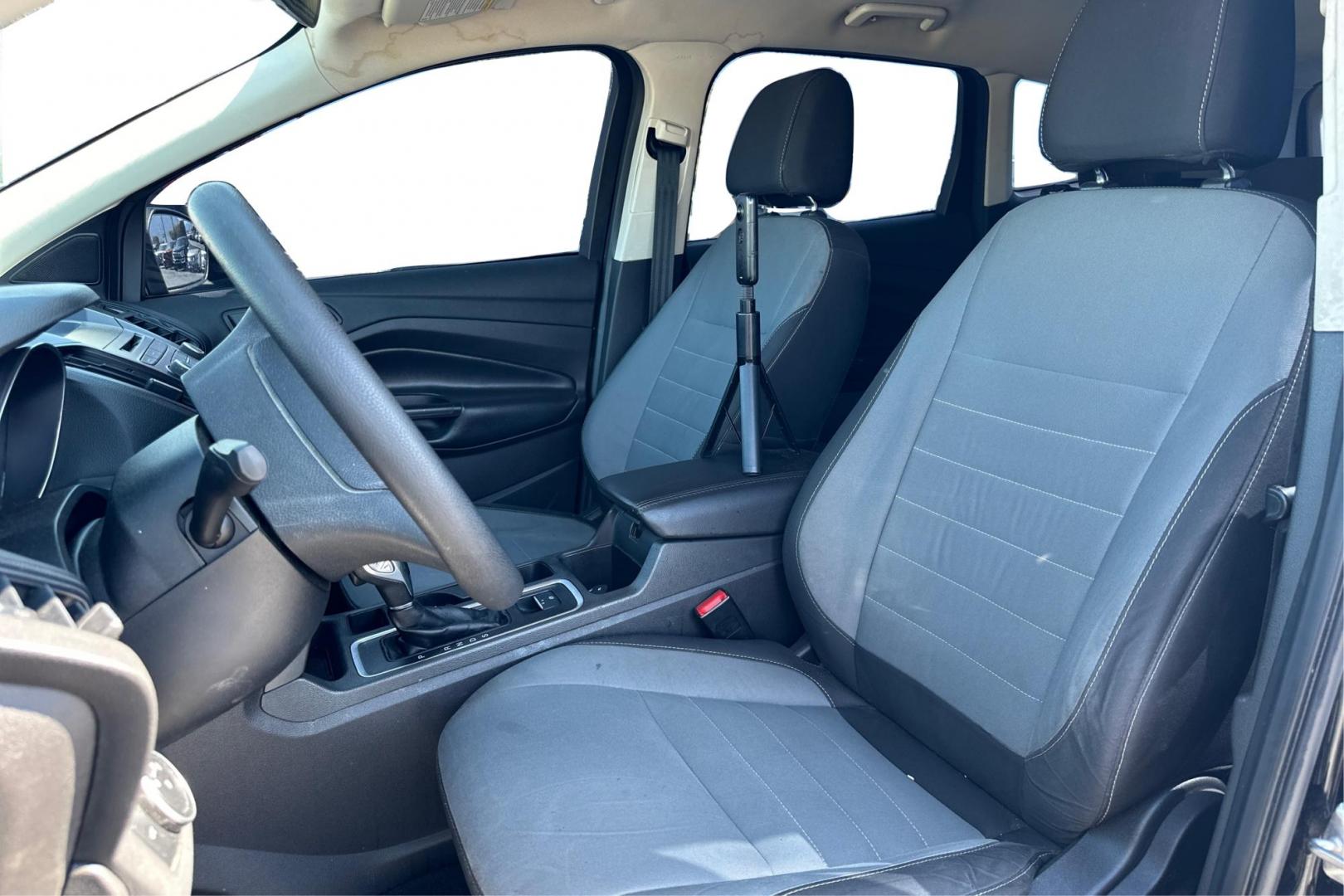 2017 Black Ford Escape S FWD (1FMCU0F75HU) with an 2.5L L4 DOHC 16V engine, 6A transmission, located at 7755 State Street, Midvale, UT, 84047, (801) 753-9063, 40.610329, -111.890656 - Photo#14